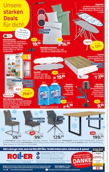 Bügelbrett im aktuellen ROLLER Prospekt (München) Bügelbrett im ROLLER Prospekt "Schneeflöckchen Preis-Schöckchen" mit 16 Seiten (München)