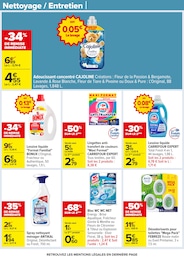 Prix et réduction Spray Nettoyant dans le prospectus Carrefour en cours Offre Spray Nettoyant dans le catalogue Carrefour du moment à la page 45