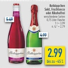 diska Bad Lobenstein - Sekt, Fruchtsecco oder Alkoholfrei Angebot im Prospekt Sekt, Fruchtsecco oder Alkoholfrei bei diska im Bad Lobenstein Prospekt für 2,99 €