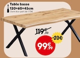 Table basse dans le catalogue Maxi Bazar