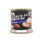 Bloc de foie gras de canard - CARREFOUR ORIGINAL - Carrefour Market à Toulouse Bloc de foie gras de canard - CARREFOUR ORIGINAL en promo chez Carrefour Market Toulouse à 9,65 €