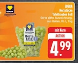 Tafeltrauben hell im Angebot bei E center in Würzburg Tafeltrauben hell Angebote von EDEKA Herzstücke bei E center Würzburg für 4,99 €