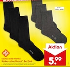 Damen oder Herren Socken „ohne Gummi“ Angebote von nur die bei Netto Marken-Discount Singen für 5,99 €