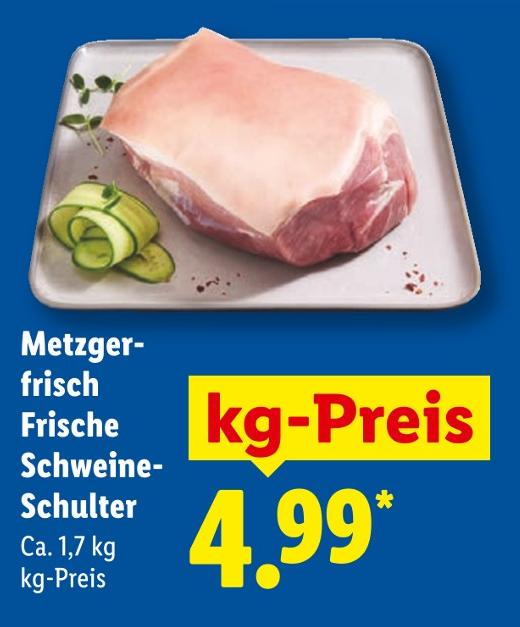 Metzgerfrisch Frische Schweineschulter