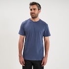 T-shirt droit en coton manches courtes bleu lavande homme - La Halle T-shirt droit en coton manches courtes bleu lavande homme à 5,99 € dans le catalogue La Halle
