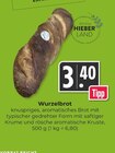 Aktuelle Brot Angebote bei Hieber in Freiburg (Breisgau) Aktuelles Wurzelbrot Angebot bei Hieber in Freiburg (Breisgau) ab 3,40 €