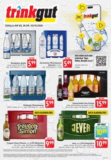 Bier im Trinkgut Prospekt "Aktuelle Angebote" mit 6 Seiten (Frankfurt (Main))