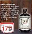 Aktuelles Remedy Spiced Rum Angebot bei GLOBUS in Krefeld ab 17,99 €