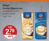 Family Cappuccino Angebote von Krüger bei V-Markt Regensburg für 2,79 €