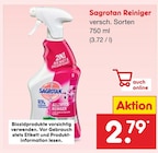 Reiniger im Angebot bei Netto Marken-Discount in Falkensee Reiniger Angebote von Sagrotan bei Netto Marken-Discount Falkensee für 2,79 €