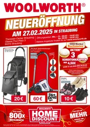 Woolworth Prospekt für Bogen mit 12 Seiten Woolworth Prospekt für Bogen: "NEUERÖFFNUNG IN STRAUBING", 12 Seiten, 27.02.2025 - 27.02.2025