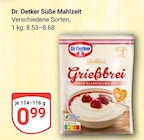 Süße Mahlzeit Grießbrei bei GLOBUS im Prospekt  für 0,99 €