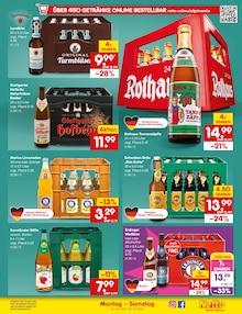 Bier im Netto Marken-Discount Prospekt "Aktuelle Angebote" mit 73 Seiten (Aalen)