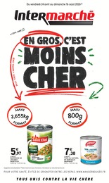 Prospectus Intermarché Super à Nedde, "EN GROS C'EST MOINS CHER", 6 pages, 24/04/2026 - 16/08/2026