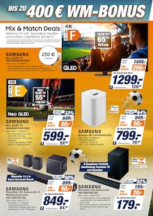 Fernseher im expert Prospekt "BIS ZU 400€ WM-BONUS" mit 12 Seiten (Cottbus)