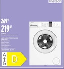 Lave linge frontal 6kg - LINETECH en promo chez Intermarché Chalon-sur-Saône à 219,00 €