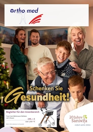 Aktueller Sanitätshaus Orthomed GmbH Sanitätshäuser Prospekt für Hofheim: Schenken Sie Gesundheit! mit 6} Seiten, 12.11.2025 - 31.01.2026