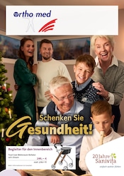 Aktueller Sanitätshaus Orthomed GmbH Sanitätshäuser Prospekt in Hattersheim und Umgebung, "Schenken Sie Gesundheit!" mit 6 Seiten, 12.11.2025 - 31.01.2026
