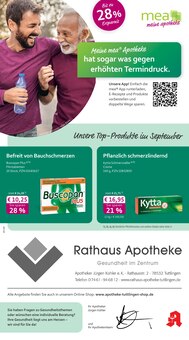 Aktueller mea - meine apotheke Prospekt "Unsere September-Angebote" Seite 1 von 4 Seiten für Tuttlingen