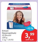 Nasenspülsalz von Emsan für 3,99 € bei budni im Angebot Nasenspülsalz von Emsan im aktuellen budni Prospekt