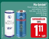 Mix-Getränk Angebote von Fürst Uranov oder Henderson bei EDEKA Ravensburg für 1,11 €
