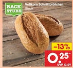 Vollkorn Schnittbrötchen Angebote von Backstube bei Netto Marken-Discount Dessau-Roßlau für 0,25 €