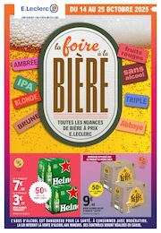 Catalogue Supermarchés de E.Leclerc à Casatorra Prospectus E.Leclerc à Casatorra, "la foire à la BIÈRE", 20 pages, 14/10/2025 - 25/10/2025