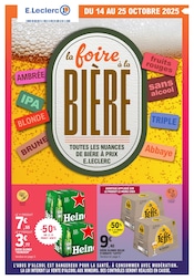 Catalogue E.Leclerc à Richerenches cette semaine, valable du 14/10/2025 au 25/10/2025 Prospectus E.Leclerc à Richerenches, "la foire à la BIÈRE", 20 pages de promos valables du 14/10/2025 au 25/10/2025