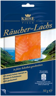Räucher-Lachs bei REWE in Oldenburg Räucher-Lachs im Angebot bei REWE Oldenburg für 1,59 €