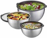 Schüssel 3 tlg. im Angebot bei Opti-Wohnwelt in Würzburg Schüssel 3 tlg. Angebote von GEFU bei Opti-Wohnwelt Würzburg für 49,99 €