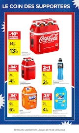 Promos Coca-Cola dans le catalogue "LE MOIS DES SUPPORTERS" de Carrefour Coca-Cola en promo dans le catalogue Carrefour à la page 7