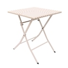 Table pliante tressee beige en promo chez B&M Asnières-sur-Seine à 39,99 €