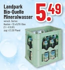 Trinkgut Hiddenhausen - Bio-Quelle Mineralwasser Angebot im Prospekt Bio-Quelle Mineralwasser bei Trinkgut im Hiddenhausen Prospekt für 5,49 €