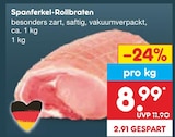 Aktuelle Rollbraten Angebote bei Netto Marken-Discount in Dresden Aktuelles Spanferkel-Rollbraten Angebot bei Netto Marken-Discount in Dresden ab 8,99 €