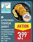 Schnitzel paniert von Alpenschmaus im aktuellen ALDI Nord Prospekt