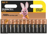 Piles Plus 100% X12 AA / LR06 - Duracell en promo chez Intermarché Pau à 8,70 €