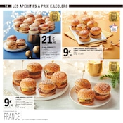 Promos Hamburger dans le catalogue "Carte traiteur SPÉCIAL FÊTES" de E.Leclerc à la page 12