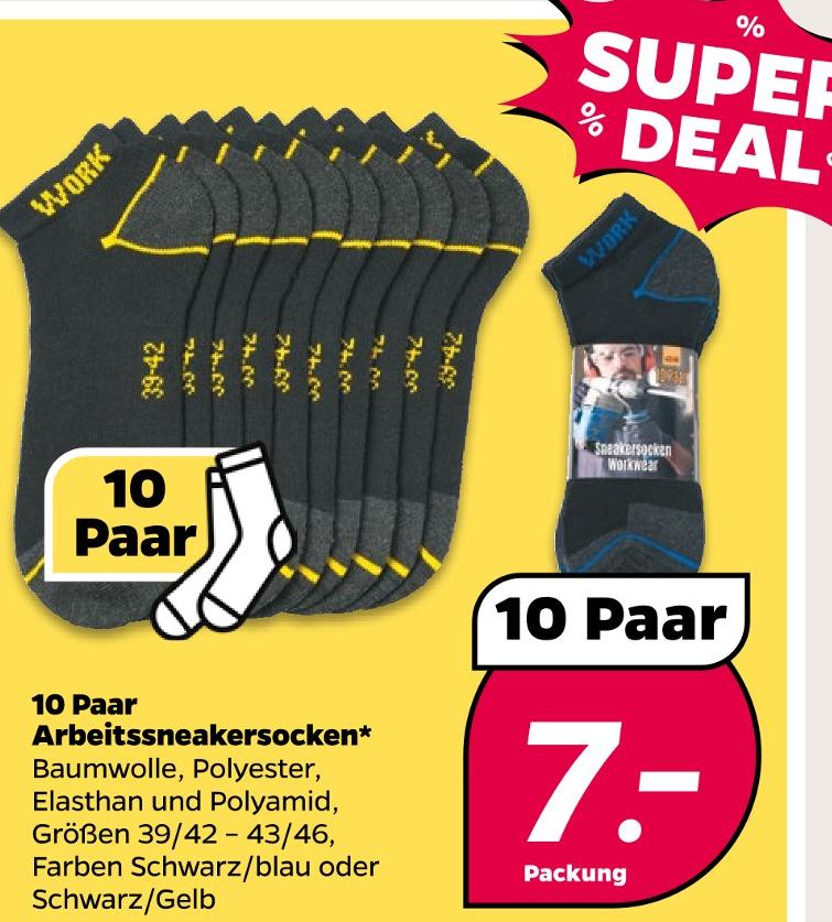 Arbeitssneakersocken