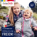 Ernsting's family Prospekt für Mörfelden-Walldorf mit 24 Seiten Ernsting's family Prospekt für Mörfelden-Walldorf: "Fröhlich im Freien.", 24 Seiten, 25.09.2020 - 04.10.2020