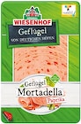 Geflügel Mortadella Paprika Angebote von Wiesenhof bei REWE Greifswald für 1,19 €