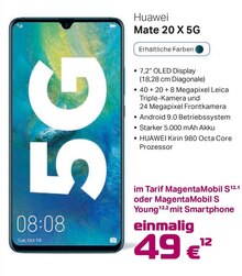 Smartphone Mate 20 X 5G bei Telekom Partner Tönisvorst in Nettetal Smartphone Mate 20 X 5G im Angebot bei Telekom Partner Tönisvorst Nettetal für 49,00 €