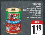 Tomaten im Angebot bei EDEKA in Hoyerswerda Tomaten Angebote von Oro di Parma bei EDEKA Hoyerswerda für 1,19 €