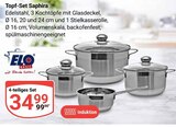 Topf-Set Saphira im Angebot bei GLOBUS in Gotha Topf-Set Saphira Angebote von ELO bei GLOBUS Gotha für 34,99 €