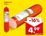 Jagdwurst von  im aktuellen Netto Marken-Discount Prospekt für 4,99 €