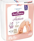 Couches premium active 11/25kg t5 x44 - POMMETTE en promo chez Intermarché Hyper Boulogne-Billancourt à 9,85 €