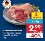 Schweine-Hinterhaxe für 2,99 € bei Netto Marken-Discount im Angebot Schweine-Hinterhaxe im aktuellen Netto Marken-Discount Prospekt