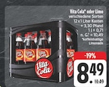 Aktuelles Vita Cola oder Limo Angebot bei EDEKA in Pirna ab 8,49 €