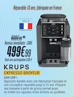 Expresso Broyeur - KRUPS en promo chez Proxi Confort Montpellier à 499,99 €