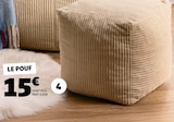 POUF - Gifi à Toulon POUF en promo chez Gifi Toulon à 15,00 €