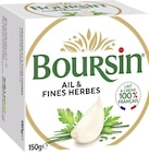 BOURSIN ail & fines herbes 39% MG - BOURSIN dans le catalogue Casino Supermarchés